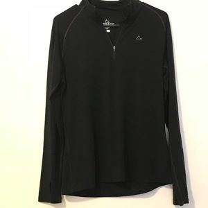 Black long sleeve top